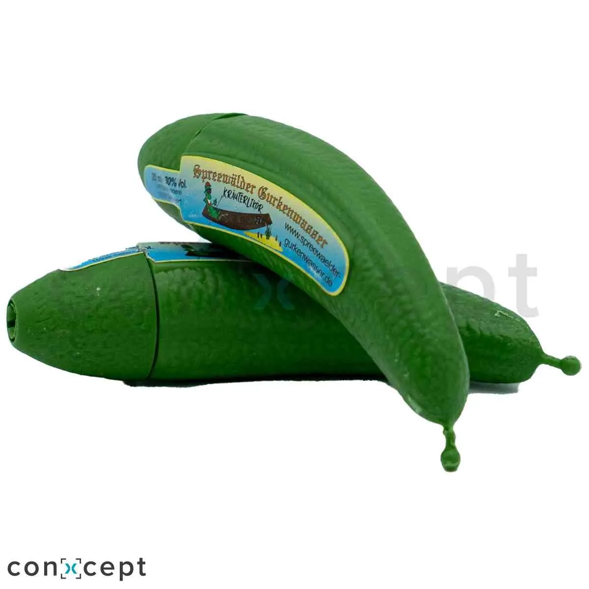 Schlangengurke in verschiedenen Größen