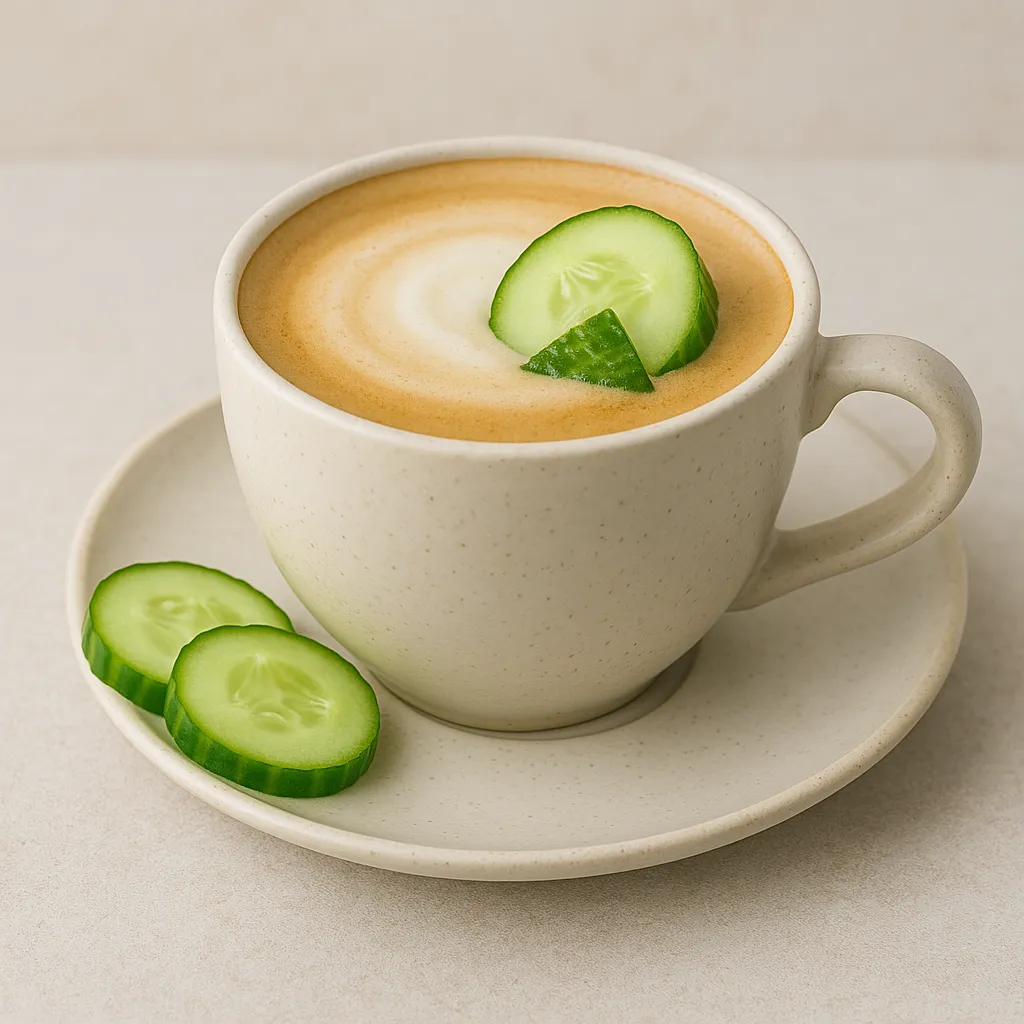 Gurken-Cappuccino