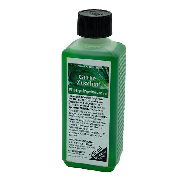 Flüssigdüngerkonzentrat für Gurke und Zucchini